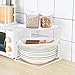 Imagen de joeji's Kitchen Estante para platos Soporte platos para almacenamiento en armarios de cocina Organizador platos estante cocina de 25x25x19cm de color blanco