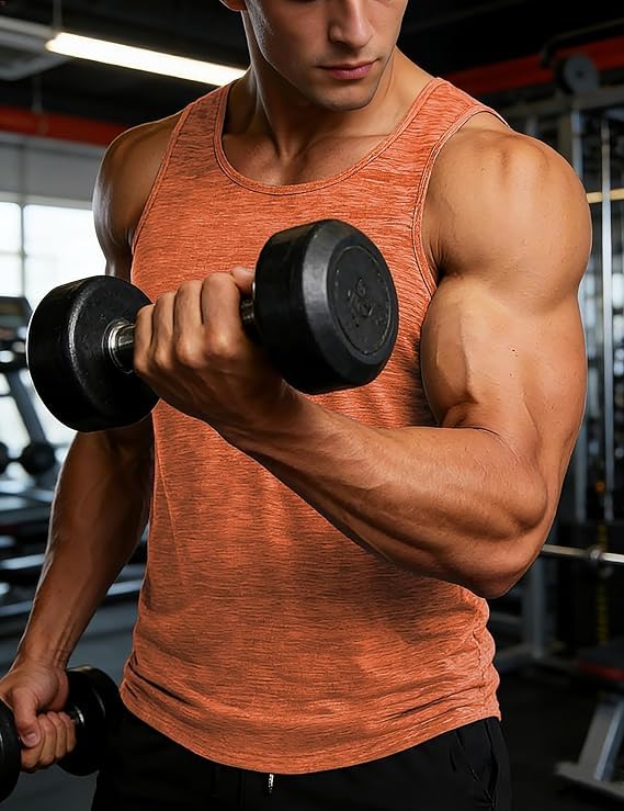 MAGCOMSEN Canotta Sportivo da Allenamento per Bodybuilding da Uomo Palestra Asciugatura Rapida Senza Maniche Canottiere