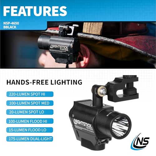 Nightstick NSP-4650B Helmet Light, Black - Thumbnail 5