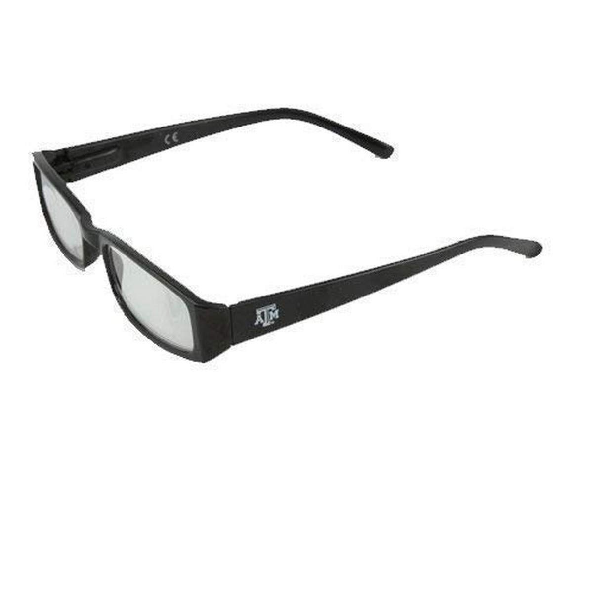 Society43 NCAA unisex Black Frame Readers With Team Logo +2.50 Magnification