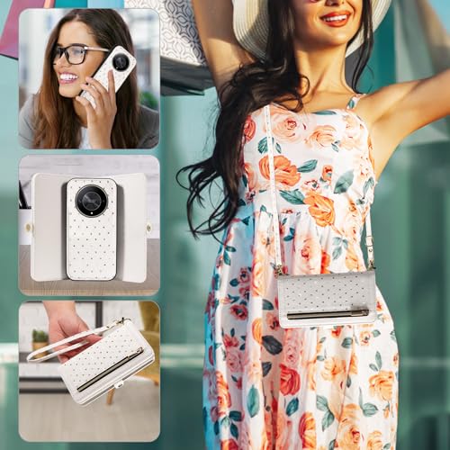 Protection Honor Magic 6 Lite 5G avec bandoulière pour voyage et cartes