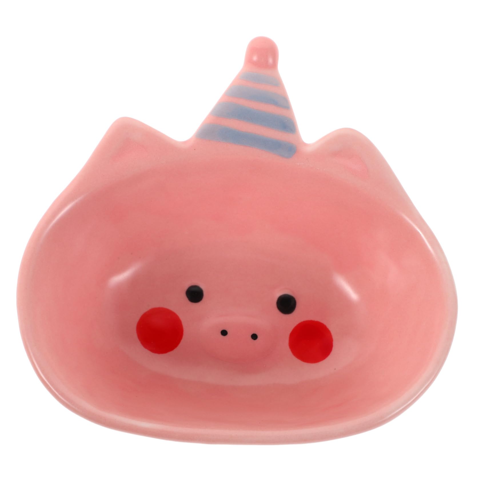 PRETYZOOM Small Sauce Bowl Piggy Design Versatile Condiment Dish for Pig Fans Ceramic Bowl