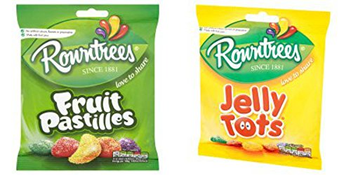 Rowntrees Fruit Pastilles 170g y Jelly Tots 160g miniatura 1