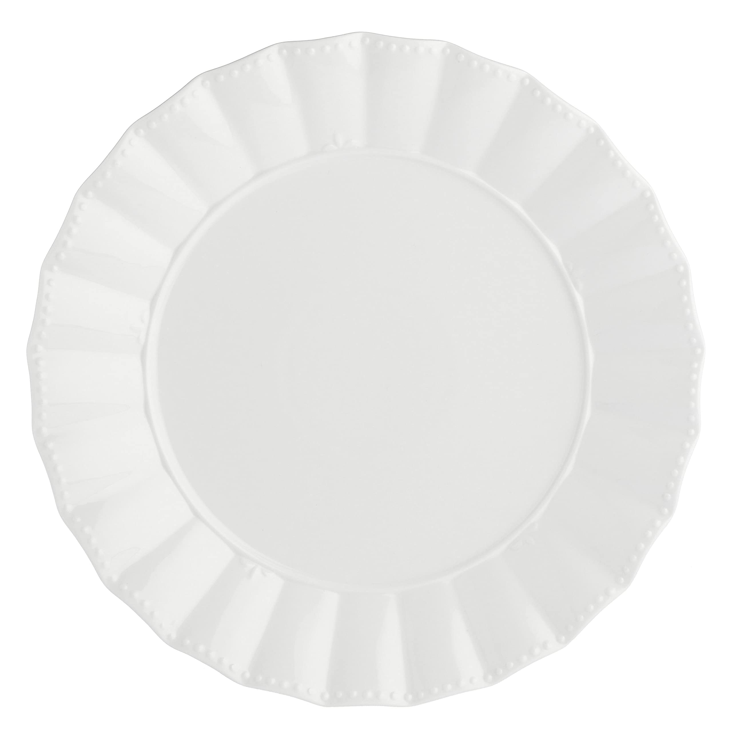 la Porcellana Ducale Round Platter cm 34 in Gift Box, White