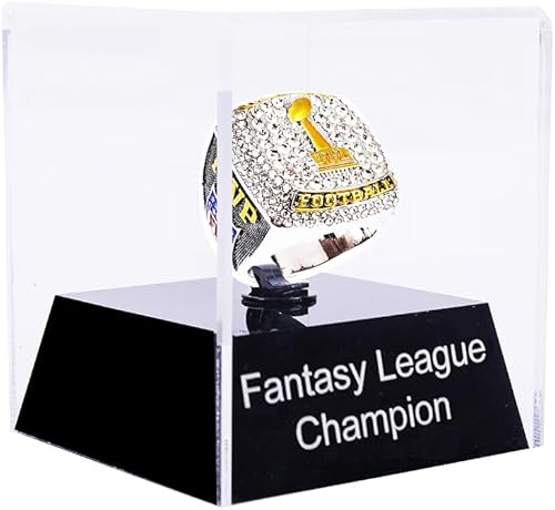 Miniatura 2 de Fantasía Fútbol Anillo Trofeo Premio Premio Deportes Ganador FFL Champion Ring