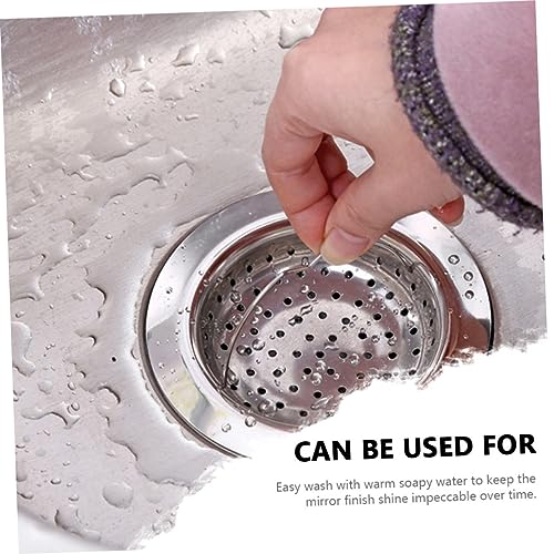 Colador de acero inoxidable para fregadero de cocina miniatura 4