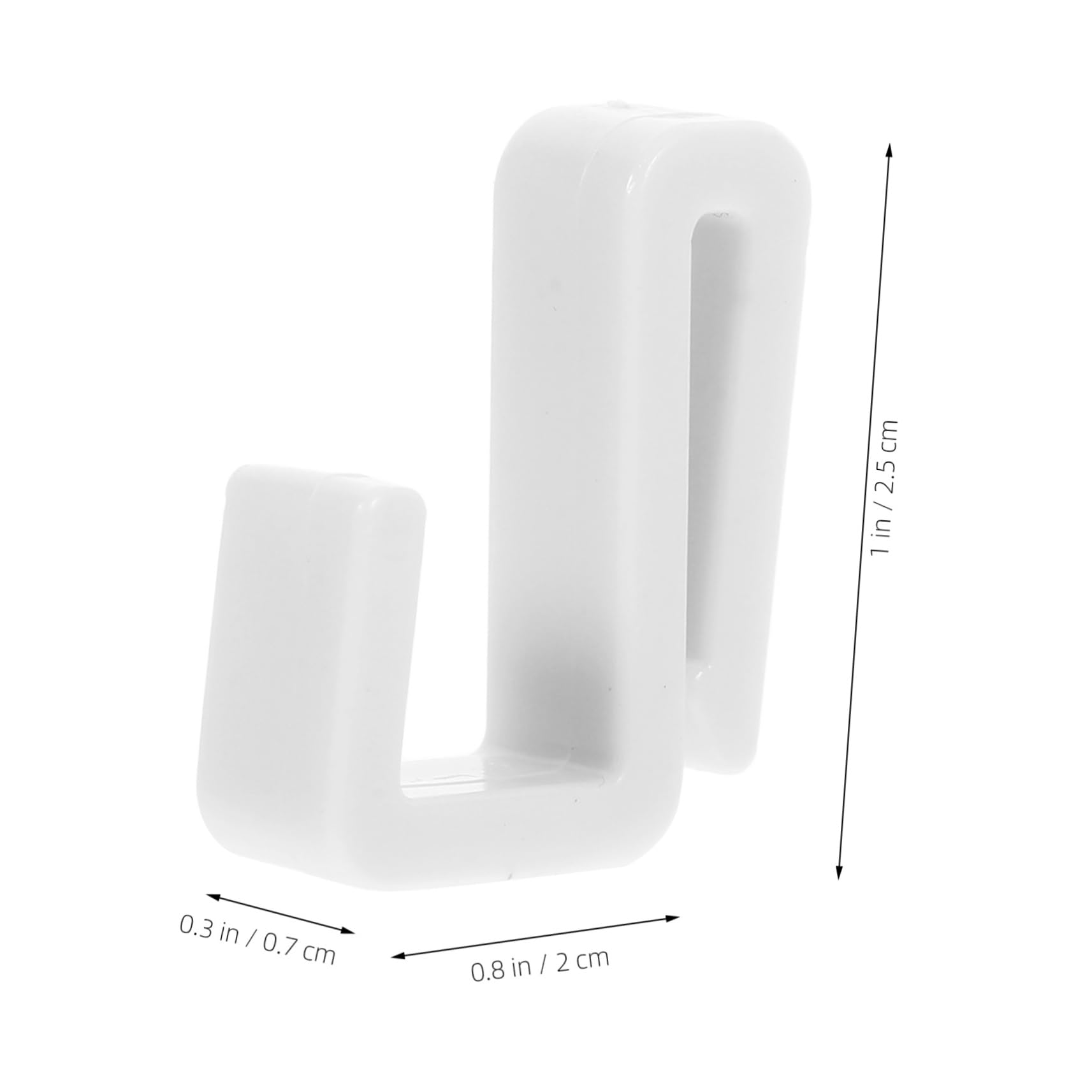 Housoutil 10pcs Pegboard Hooks Minimalist Clip Utility Hangers for Garage Organization Quick Install Tool Hooks for Wall Storage Strong Support for Tools and Accessories