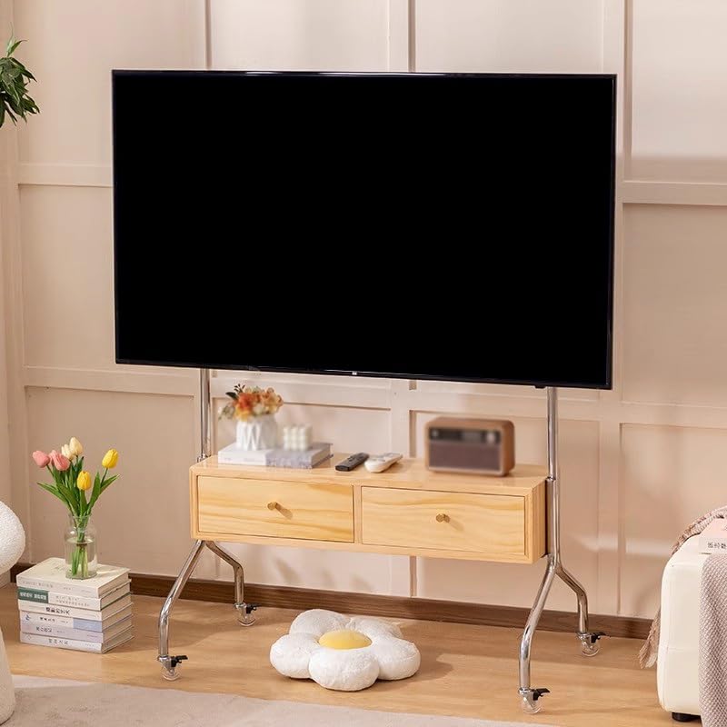 Soporte Móvil para TV con Ruedas para Pantallas 43-75" miniatura 1