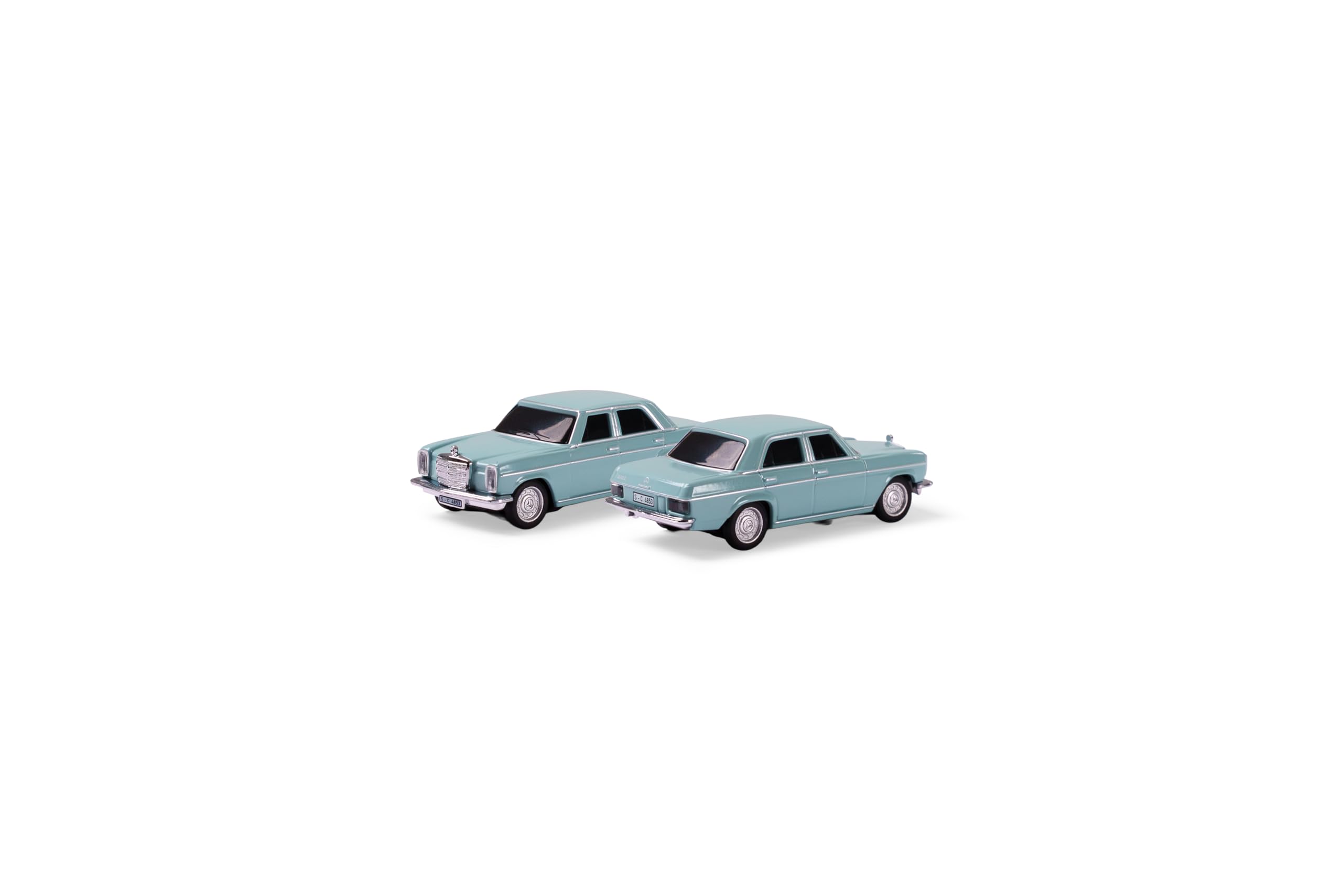 Carson 500504170 1:87 M-B 200/8 blau 100% RTR - Fahrfertiges Modell, RC Auto, H0 Auto,RC Modell,Diorama Fahrzeug