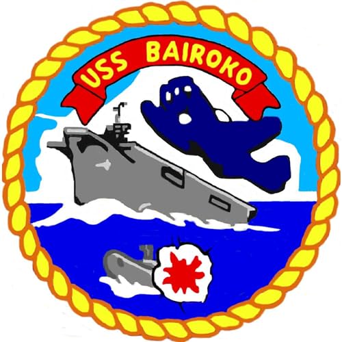 Taza de cerámica blanca 15 oz con diseño USS Bairoko miniatura 2