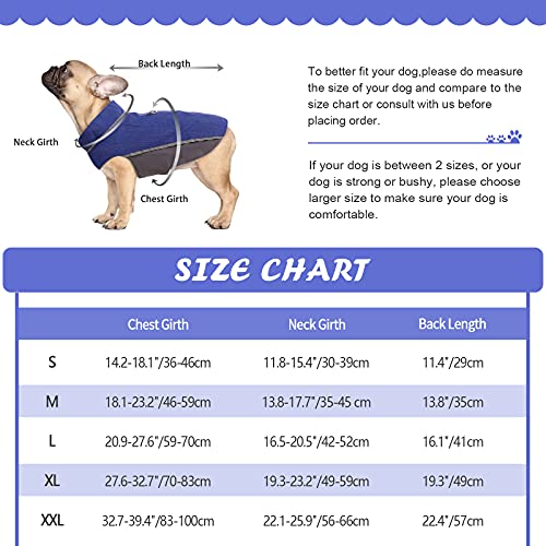 Kuoser Dog Raincoat, Reflective Dog Poncho With Harness Hook, Adjustable Rainwear With Hook&Loop Closure, Waterproof&Windproof Lightweight Outdoor Sports Dog Jacket Vest For Small Medium Large Dogs. #TOP3