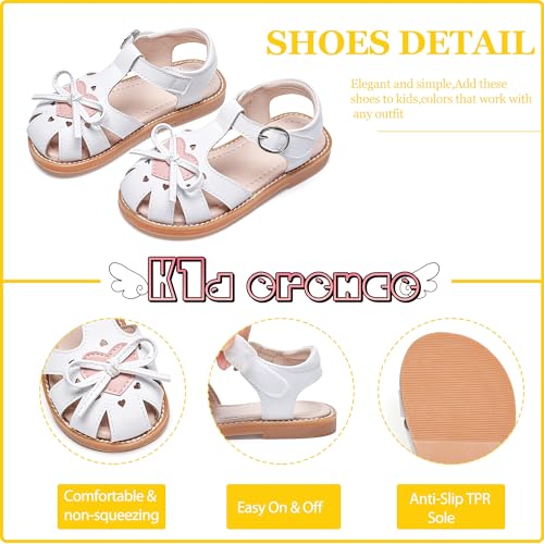 Image of Kiderence Toddler Girls Sandals Little Girls Kids Summer Shoes Toddler Sandals