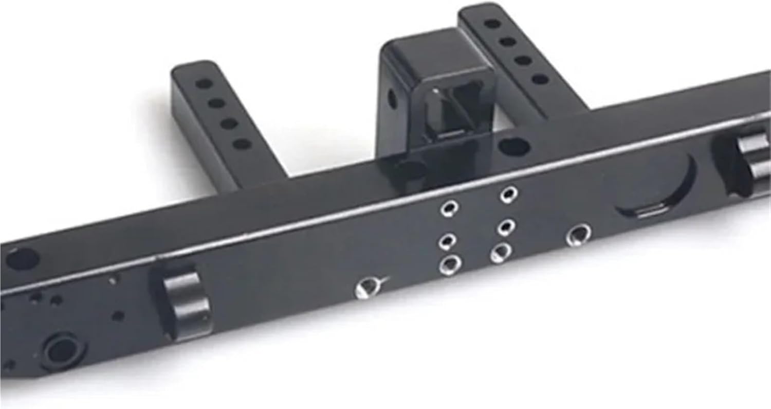 For TRX-4 For Defender 1/10 アルミブルバーフロントリアバンパーウインチ牽引フックマウント RC クローラ