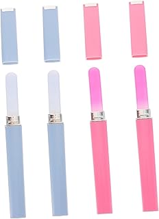 Beaupretty 4Pcs Lixa De Unha Para Unhas Naturais Em Gel Para Uñas Lixa De Unha Para Removedor Ferramentas Profissionais De Pedicure Lima De Manicure De Cristal Limas De Unha Para Esmalte De