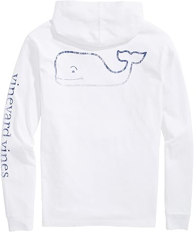 Long-Sleeve Faded Vintage Whale Hoodie 