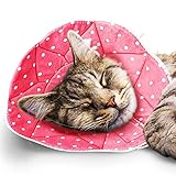 SunGrow Pet Comfy Cone, 7.5x9 Inches Neck Circumference, Post Surgery Stress-Free Recovery Collar, Water-Resistant, with Adjustable Strap Enclosures for Dogs and Cats