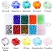 Bling Bling Assorted Color Faceted Bicone Crystal Glass Beads, Jewelry Bracelet or Necklace, #5328 #5301 (#01: 1000 Pcs (10 Colors 4mm Faceted Bicone))