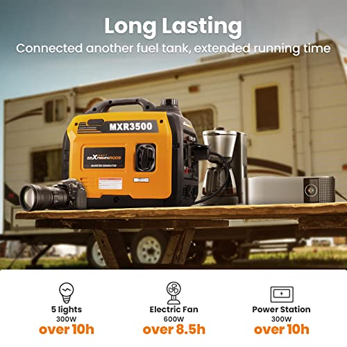 maXpeedingrods 3300W Portable Inverter Generator Petrol Silent Pure Sine Wave Generator for Camping, RV Travel, Home, or Jobsites 6 maXpeedingrods 3300W Portable Inverter Generator Petrol Silent Pure Sine Wave Generator for Camping, RV Travel, Home, or Jobsites - Image 6
