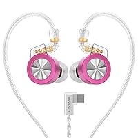 Amazon.co.jp: LETSHUOER「D02」有線イヤホン 二層磁気回路&ダブル