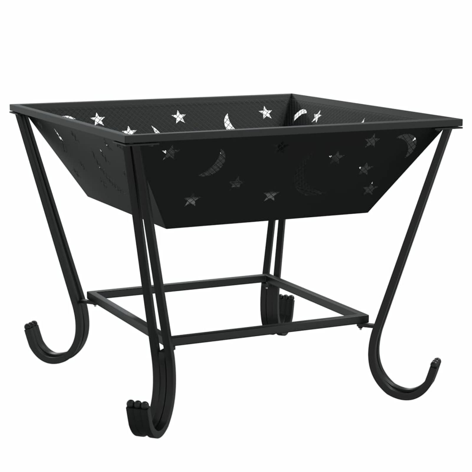 Gecheer Brasero con atizador Acero XXL 50 cm,Brasero Exterior para Jardín y Terraza TY-1