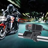 Intckwan Gniazdo ładowania 12 V USB, do motocykla, 54 W, PD i QC3.0, ze wskaźnikiem napięcia LED, wodoszczelność IP65 do 12 V-24 V