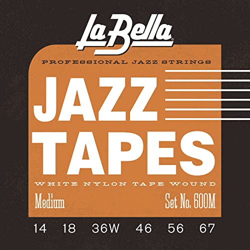 La Bella Jazz Tapes 600M Wh.Nylon Med. - Les Beatles, Paul McCartney, John Lennon, RIngo Starr, George Harrison La Bella Jazz Tapes 600M Wh.Nylon Med.