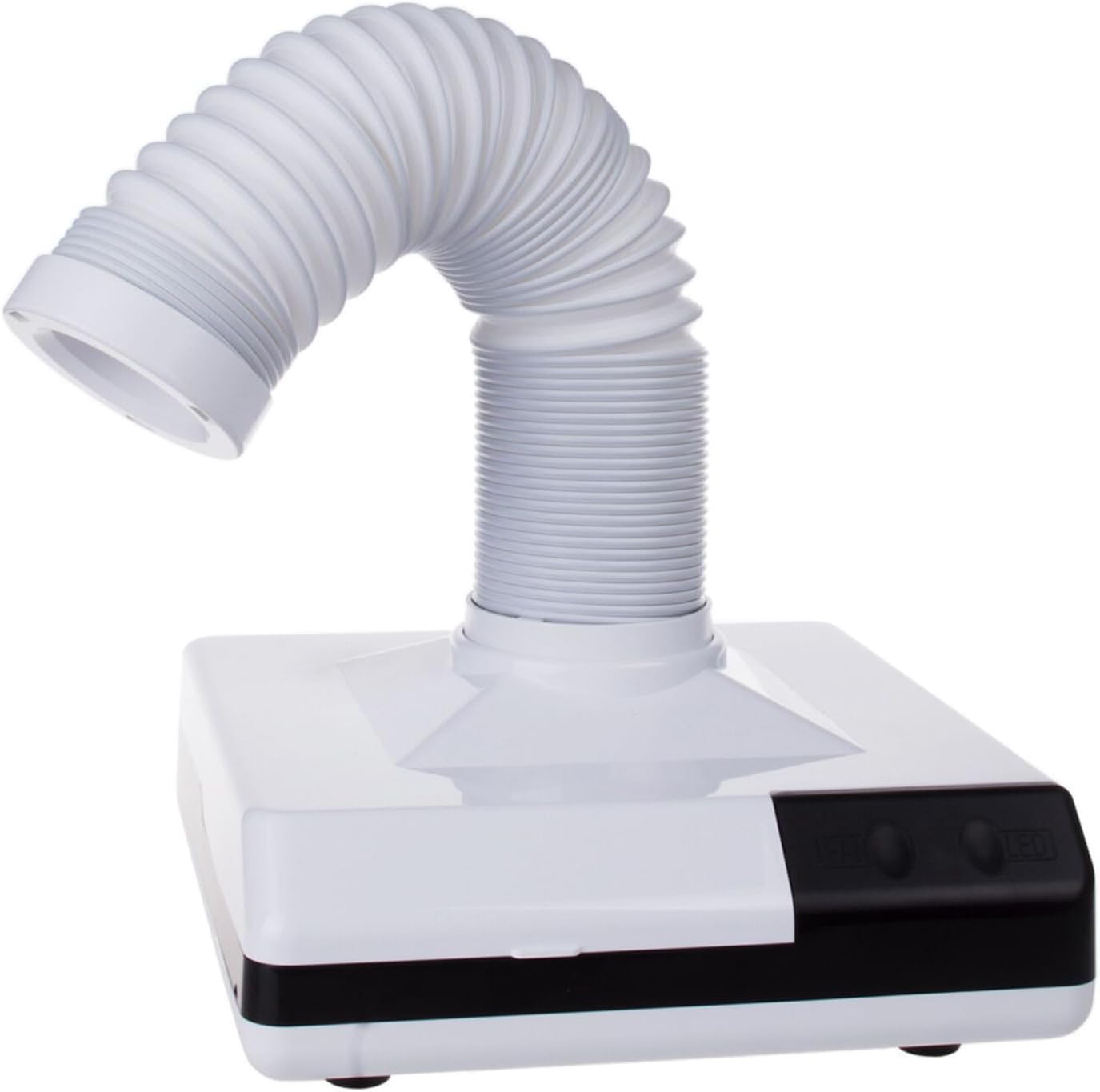 MObyat Dental Dust Collector, 60W Lab Polishing Dust Collector with 3 LED Light, 360° Rotation Flexible Tube/Low Noise & Low Heat, Dental Tools Equipment