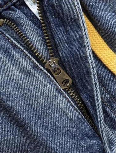 Men Tapered Jeans Trousers Denim Wide Leg Cotton Retro Vintage Cowboy Pants3