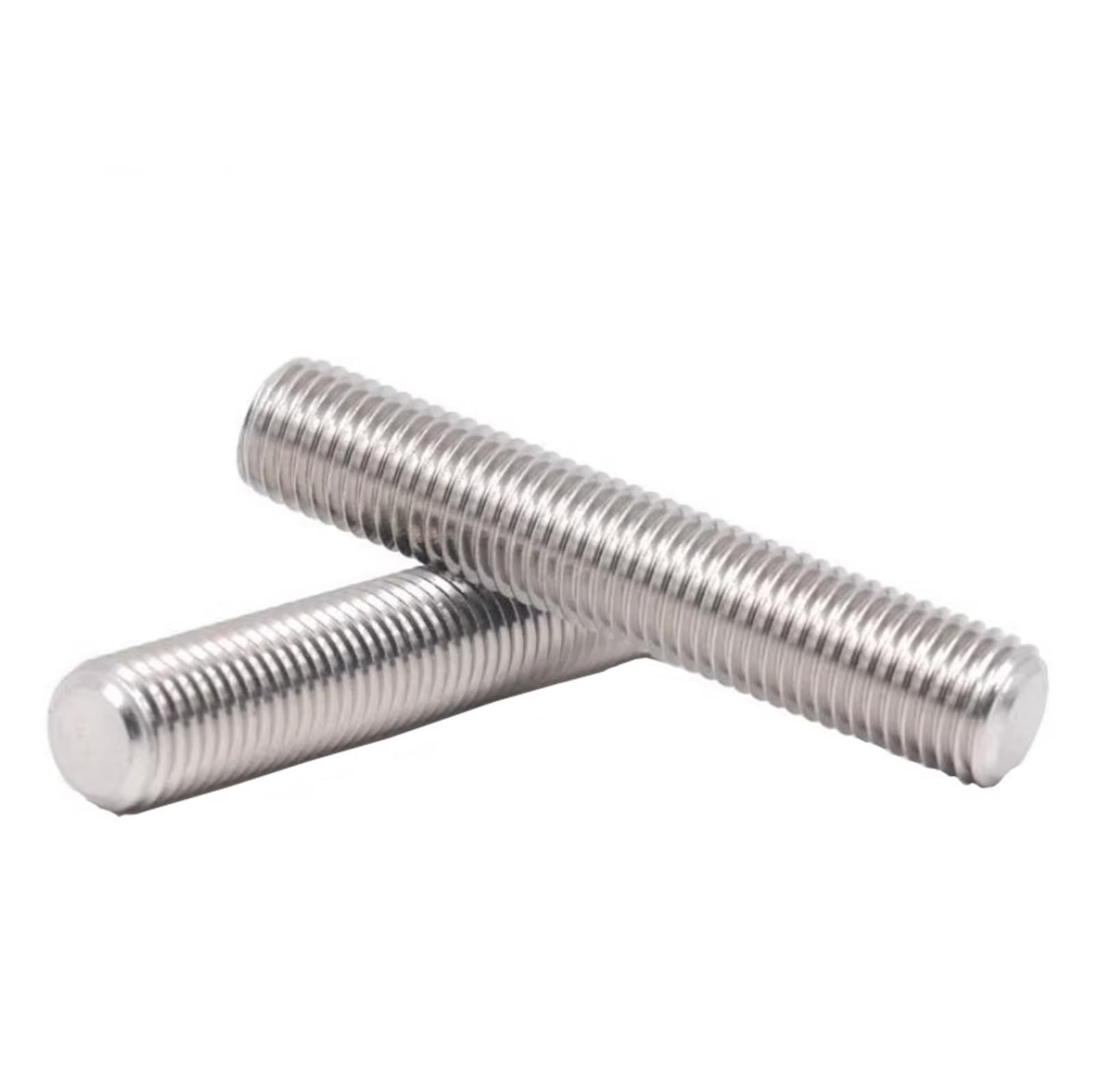 Perno de barra de varillas completamente roscadas de acero inoxidable 304 M3 M4 M5 M6 M8 M10 M12 Longitud 16/20/25/30/40/45/50-130 mm(M12,250mm)