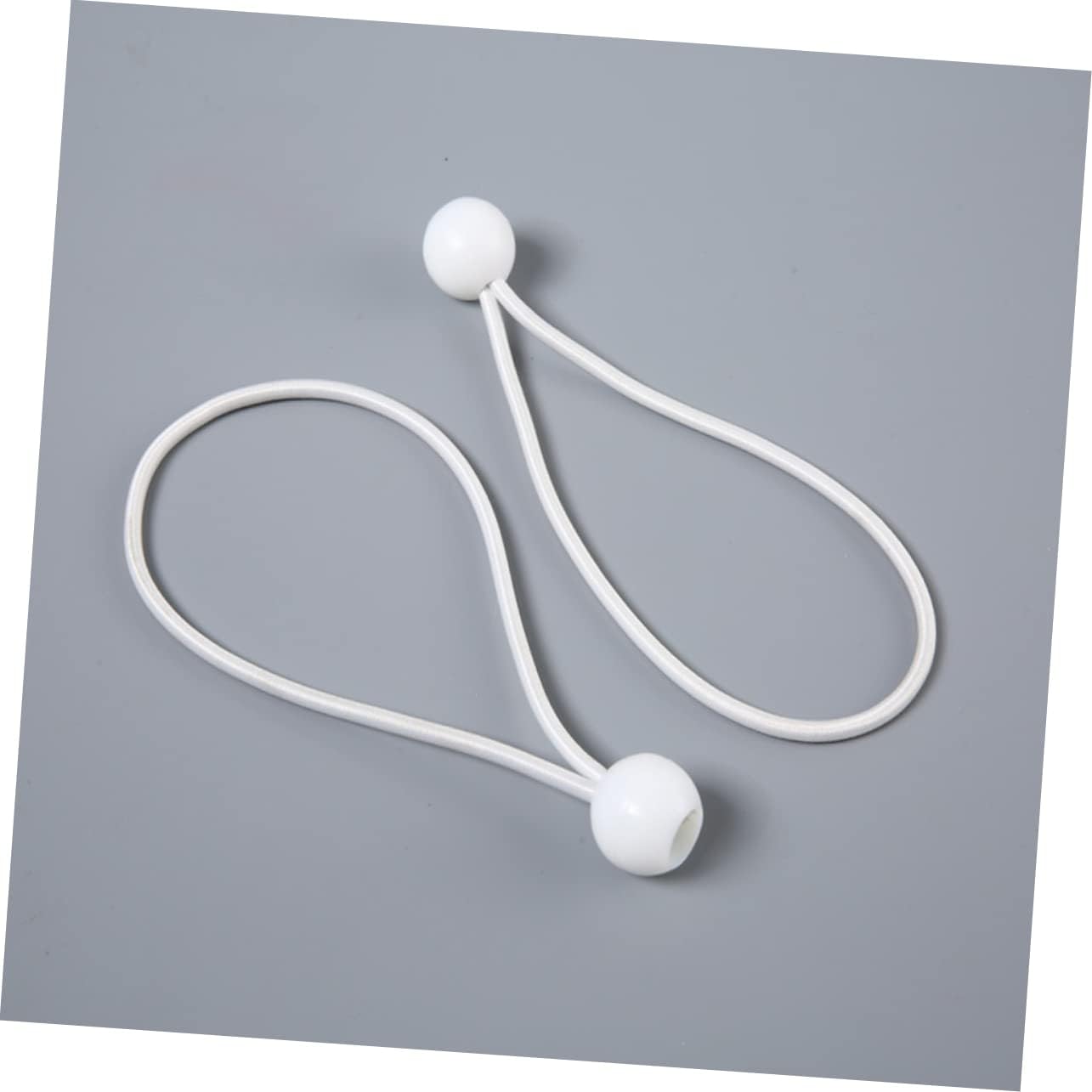 50pcs Bungee Cord Ball Elastic Tie Down Cords for Tents Tarps and Canopies Lightweight Durable and Easy to Use for Camping and Outdoor Activities