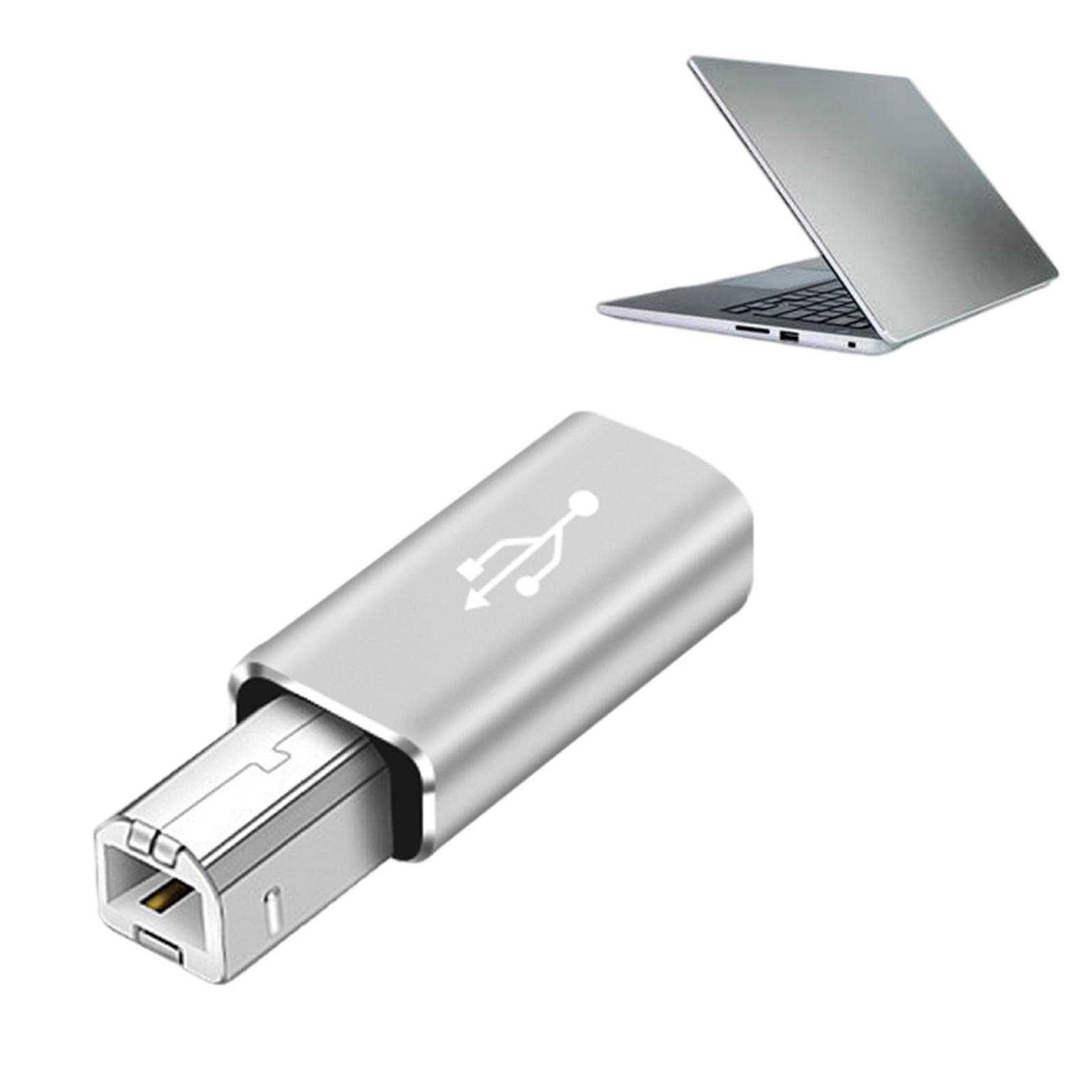 Shareed USB C Printer Scanner Adapter,USB Type C Female to USB B Male Adapter - for DJ Controller Keyboard USB B-interface Devices