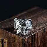 [Tamaño]: El tamaño del anillo de 7-12 yardas, regalos para hombres, se adapta a la mayoría de los tamaños de los dedos, fácil para usted para que se realice y desactive y desgaste en cualquier dedo.