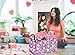 DUYIY Rectangle Heart Partten Kids Gift Storage Basket Home Shelf Storage Basket Organizer Box Clothes Laundry Hamper Toys Nursery Basket Baby Laundry Basket with Handles