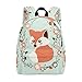 Hengpai Cute Fox School Backpacks Rucksack Animals Student Book Bags Travel Girls