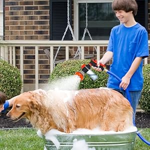 Upgrade Pup Jet Dog Wash 8 in 1 Dog Wash Hose Attachment with Soap Box Multifunctional Portable Dog Wash Sprayer Dog Bathing Supplies Dog Shower Attachment for Indoor Outdoor Pet Shower Cucciolini Doodles Upgrade pup jet dog wash 8 in 1 dog wash hose attachment with soap box multifunctional portable dog wash sprayer dog bathing supplies dog shower attachment for indoor outdoor pet shower cucciolini doodles