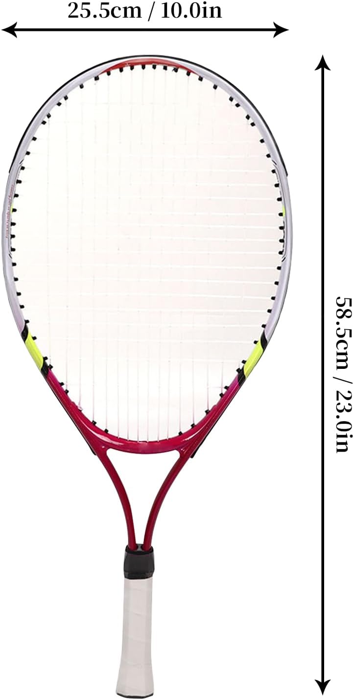 Topyond Kids Tennis Racket, 23 inch Aluminum Tennis Racket, Junior Training Tennis Racket, Perfect Practice Tool Between Beginners