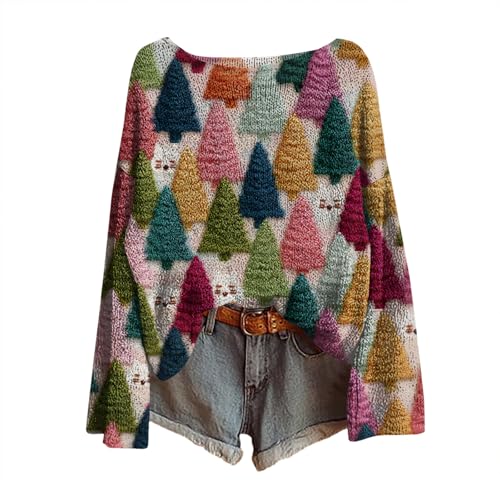 Generisch Weihnachtspullover mit Beleuchtung, Led Christmas Hässlich...