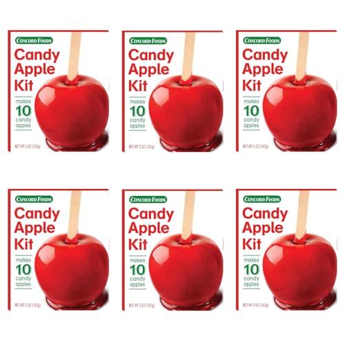 Concord Foods Candy Apple Kit Makes Traditional Red Apples Perfec...
