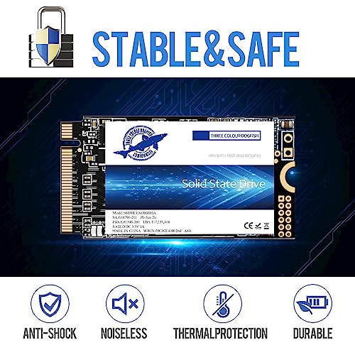 Image of Dogfish M.2 2242 SSD 512GB NVMe PCIe Gen3 x 4 Internal Solid State Drive,3D NAND TLC,Gaming SSD,R /W Speed up to 2200MB /s and 1800MB /s (M.2 2242 PCIe, 512GB)