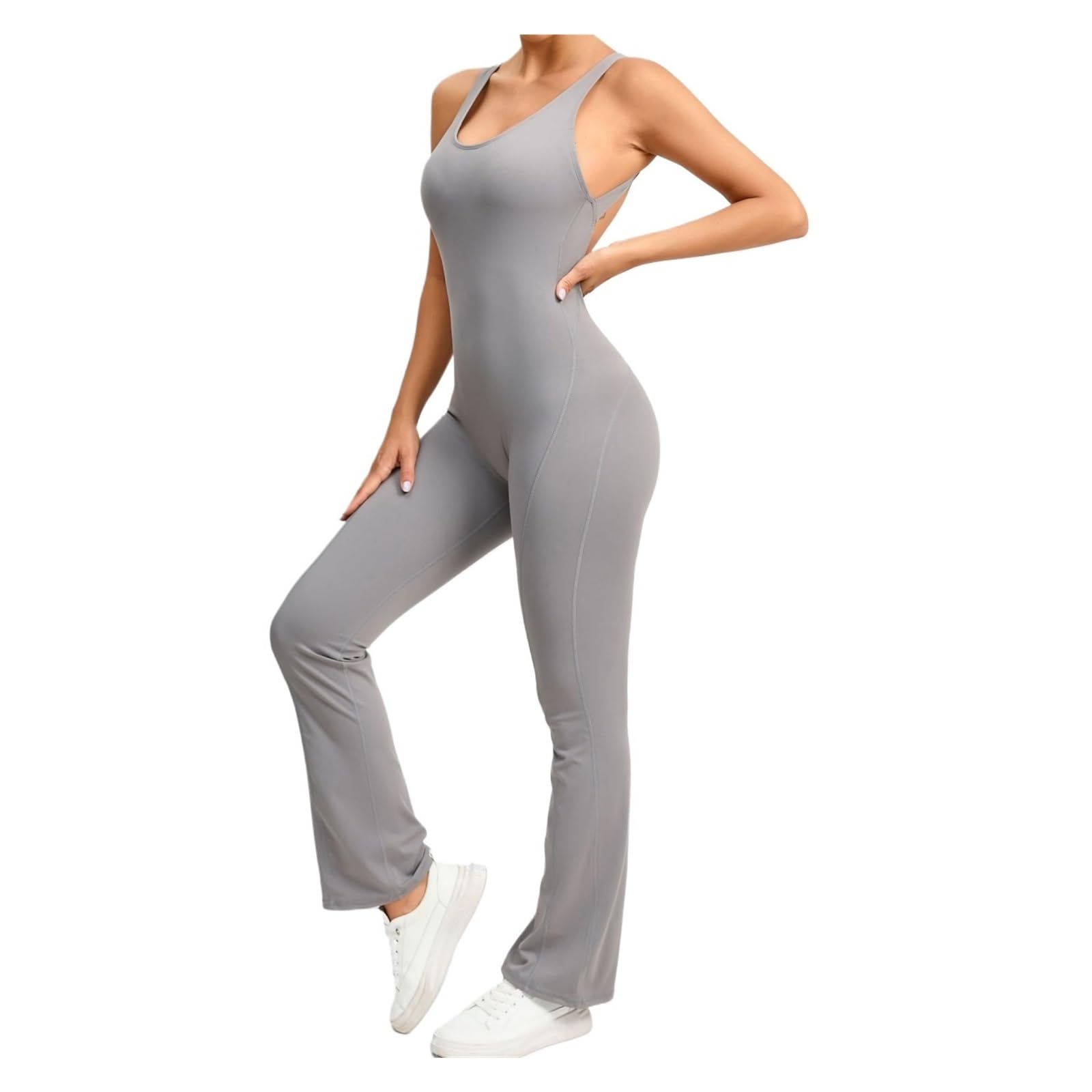 Mono de yoga sin espalda Conjunto De Gimnasio For Mujer, Traje Yoga, Ropa, Una Pieza, Entrenamiento, Deportivo Corto Para Entrenamiento