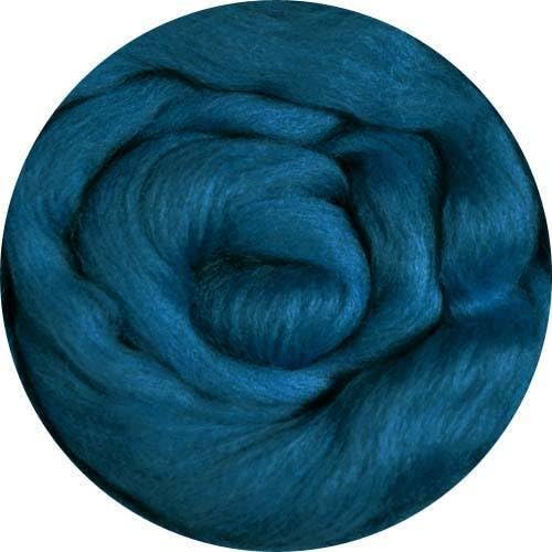 Merino Wool Roving for Felting - Teal (Save: 2 Ounces)