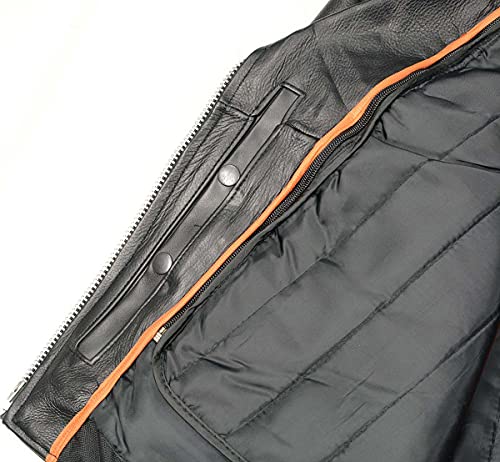 Image of Milwaukee Leather Women's Classic Premium Leather Motorcycle MC Style Riding Jacket