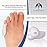 Dr. Fredericks Original Tailors Bunion Pads - 6 ct Low Profile Soft Gel Spacers for Bunionette Relief - Cushions Pinky Toe & Reduces Friction - Washable, Latex-Free, Doctor-Developed Foot Protectors