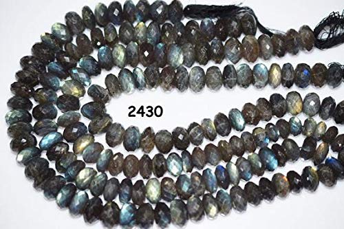 Labradorite en perles rondelles de 13-18mm pour imaginer vos propres colliers bohèmes chics