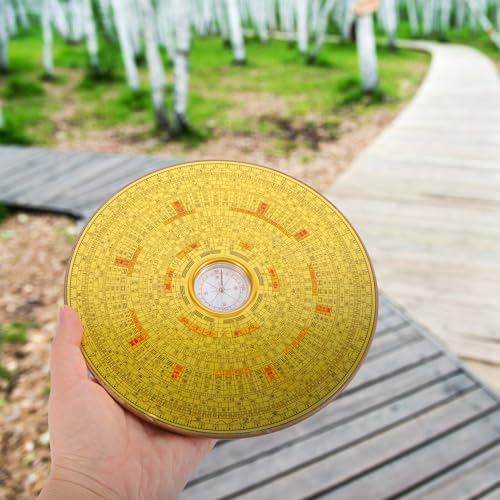 Brújula de Aleación Feng Shui con Adorno Estilo Chino miniatura 7