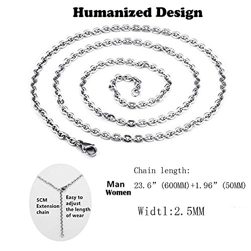 Coppie collana in acciaio INOX coppie collana per