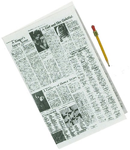 Dollhouse Miniature Newspaper With Pencil #Im65119 #TOP7