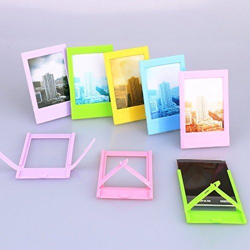 CAIUL Compatible Mini 7s Case Bundle with Album, Filters & Accessories for Fujifilm Instax Mini 7s and Polaroid PIC-300 Camera (Pink, 7 Items)