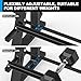 Rvdeaa Adjustable Dumbbell Rack,3-Tier Dumbbell Rack with 1100 LBS Weight Capacity Accommodates Barbell Plates, Dumbbells and Kettlebells Space-Saving Weight Rack for Home Gym (Stand Only), Black