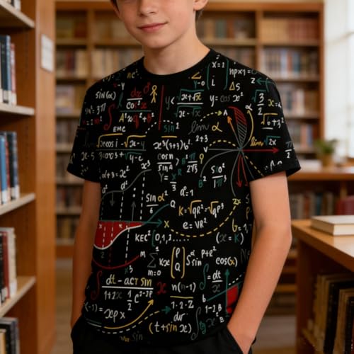 Image of LAIDIPAS Boys Girls 3D Graphic T-Shirt Short Sleeve Tops Tees 6-16 Years | Kids Crewneck Shirts, Vibrant Color, Lightweight and Quick Dry, Trendy Outfits for School, Parties, vacation and Daily Wear